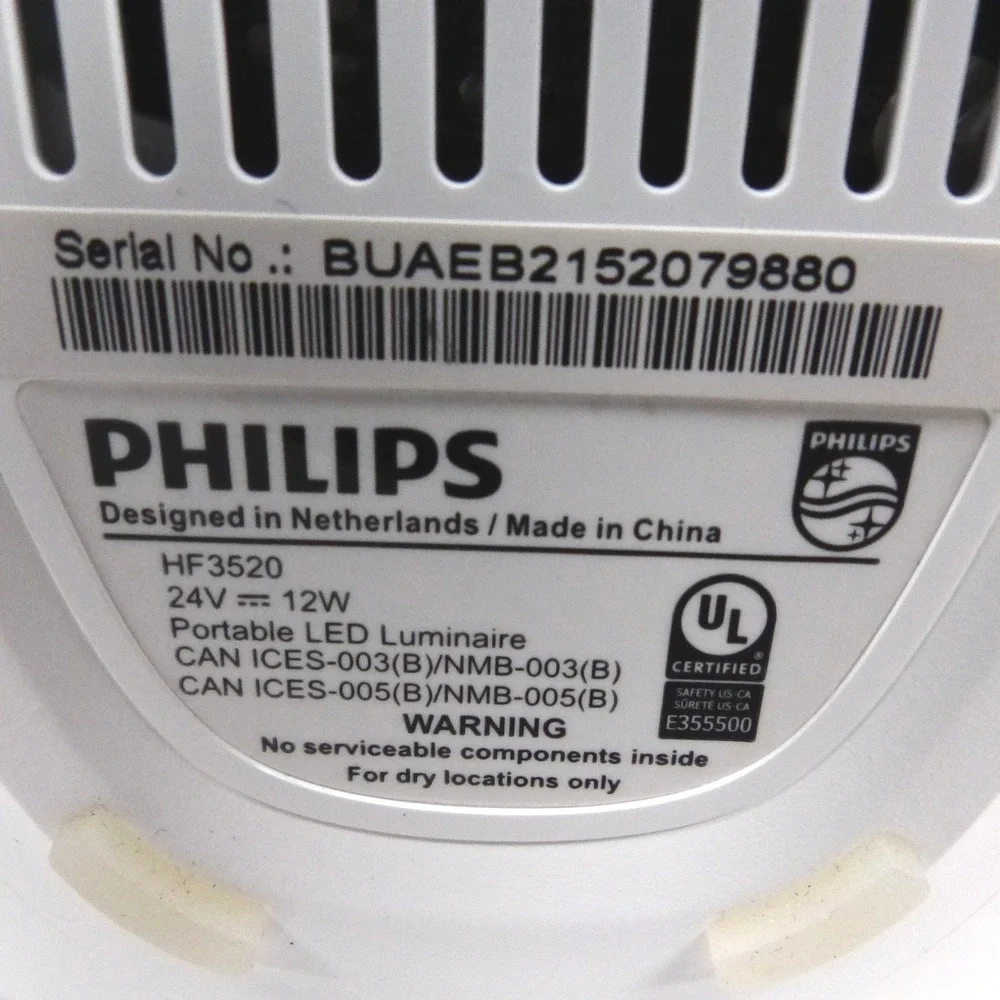 Philips HF3520 SmartSleep Wake Up Light Clock NO POWER CORDTested Works